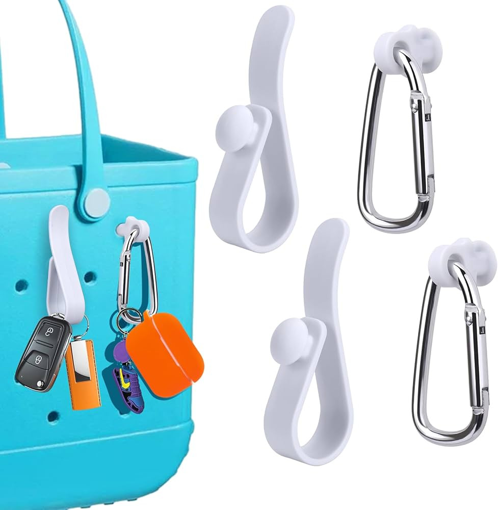 Mity rain 2pcs Key Holder for Bogg Bag, Accessories for Bogg Bags Original X Large, Insert Charm ... | Amazon (US)