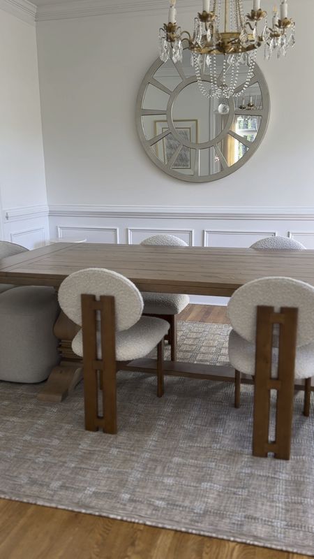 My dining room chairs are on sale!  






Modern boucle dining chairs, end chairs, loloi, amber Lewis, indoor outdoor rug, chandelier, farmhouse dining table, modern organic 

#LTKHome #LTKSaleAlert