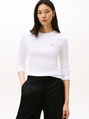 Long-Sleeve Crewneck Favorite T-Shirt | Tommy Hilfiger | Tommy Hilfiger (US)