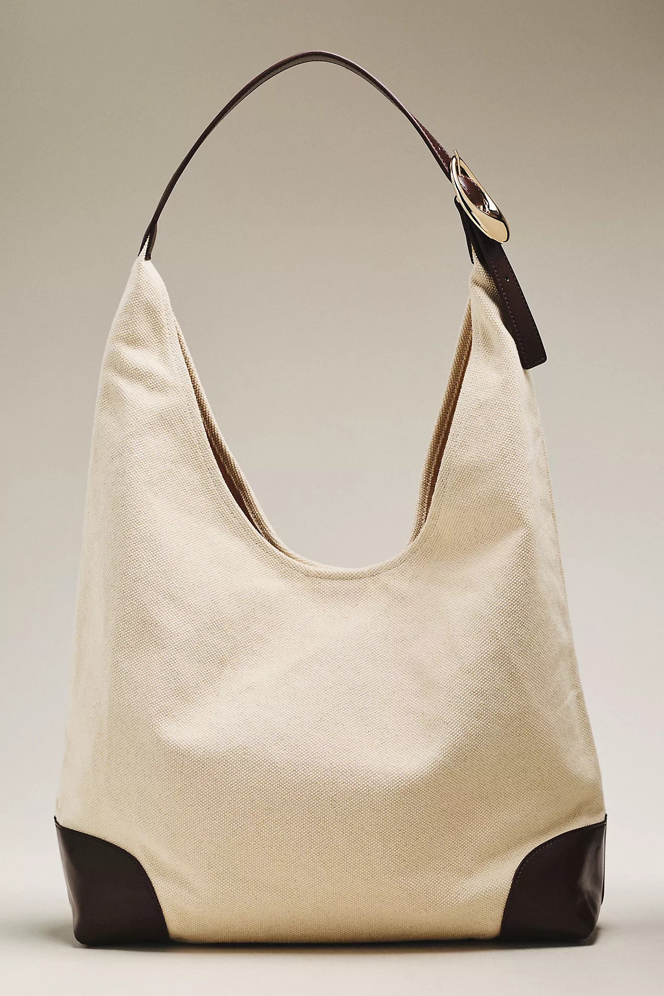 The Love Knot Slouchy Bag: Canvas Buckle Edition | Anthropologie (US)