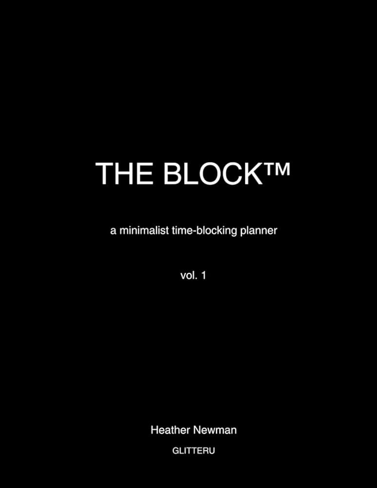 THE BLOCK™: a minimalist time-blocking planner | Amazon (US)