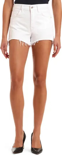 Rosie High Waist Distressed Cutoff Denim Shorts | Nordstrom