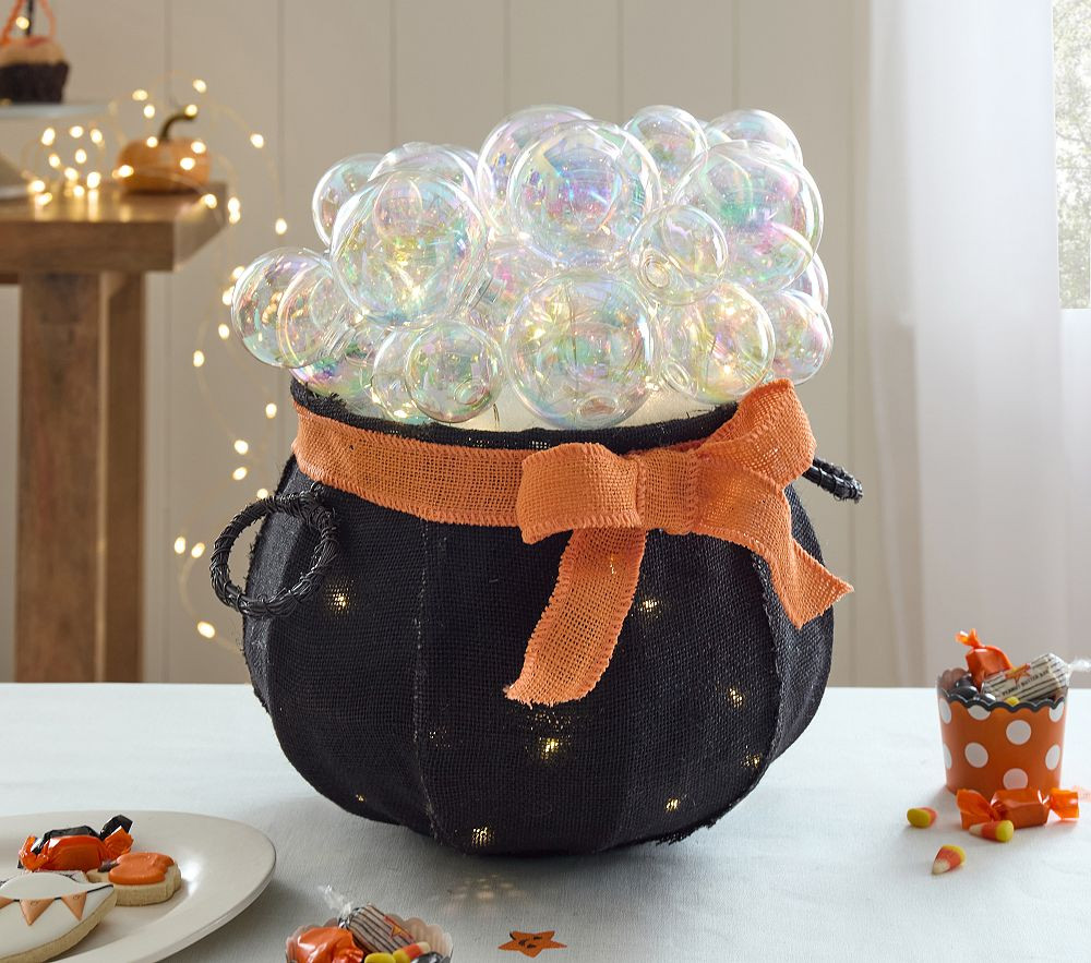 Light-Up Bubbling Cauldron Decor | Pottery Barn Kids