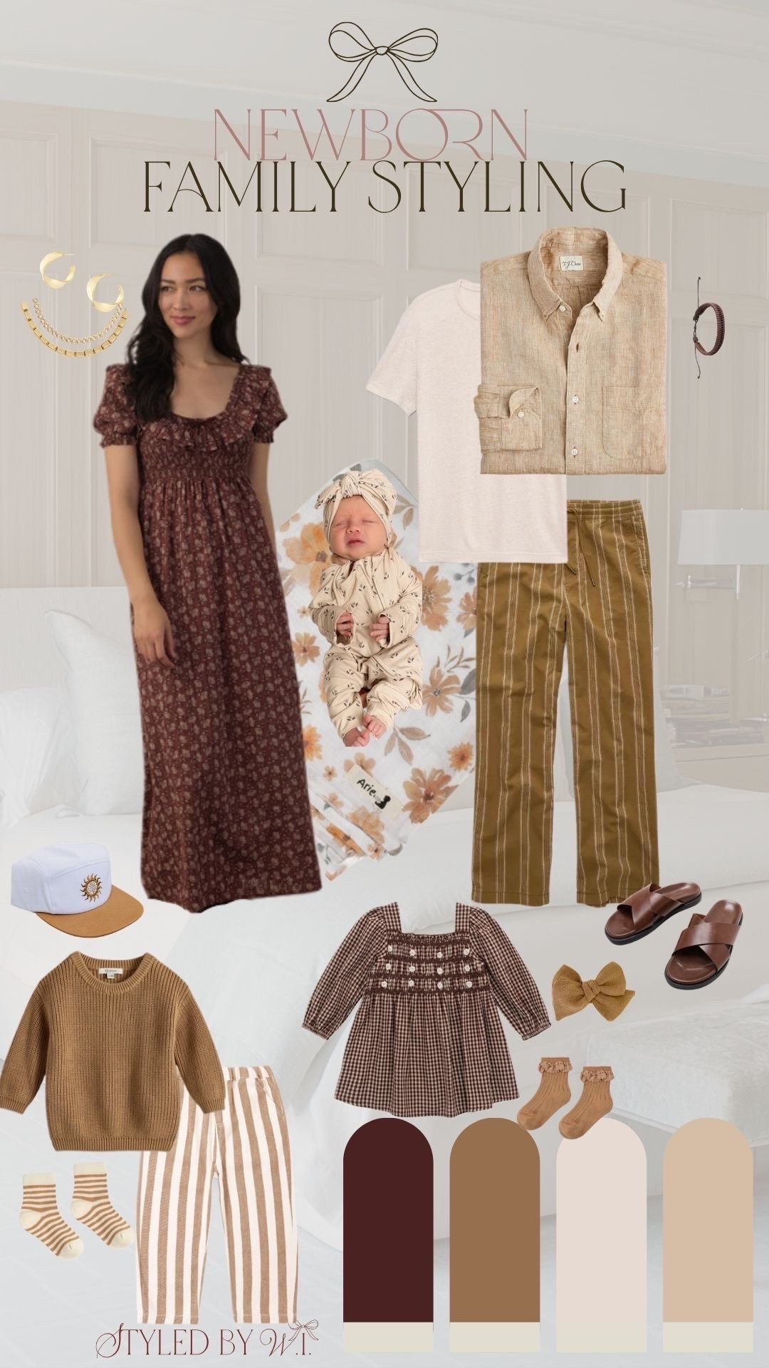 Get your stylist approved newborn family looks here! You won’t regret it! #LTKStylist #LTKFamily

#LTKSeasonal