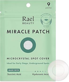 Rael Pimple Patches, Miracle Microcrystal Spot Cover - Hydrocolloid Acne Patches for Early Stage,... | Amazon (US)