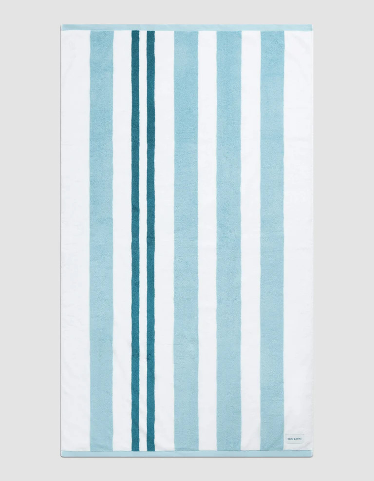 Classic Stripe Resort Towel | Cozy Earth
