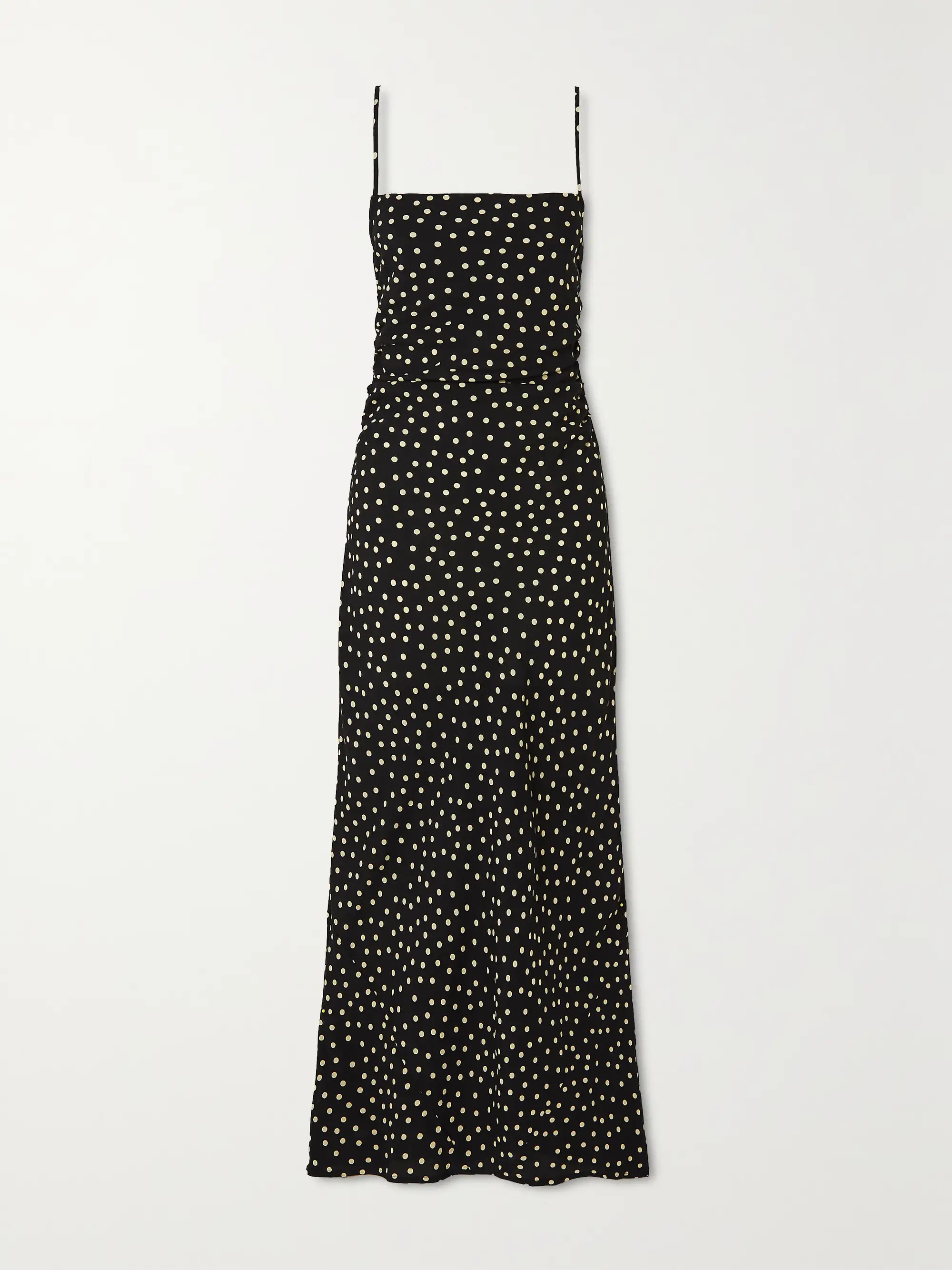+ NET SUSTAIN Rosas polka-dot crepe maxi dress | NET-A-PORTER (US)