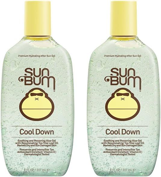 Sun Bum Cool Down pwvLv Hydrating After Sun, 8 oz - After Sun Gel (2 Pack) | Amazon (US)