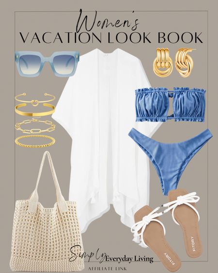 Women’s vacation look book