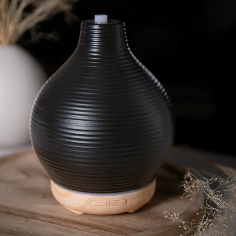 Better Homes & Gardens 180 ml Black Textured Ceramic Diffuser, 1 Pc - Walmart.com | Walmart (US)