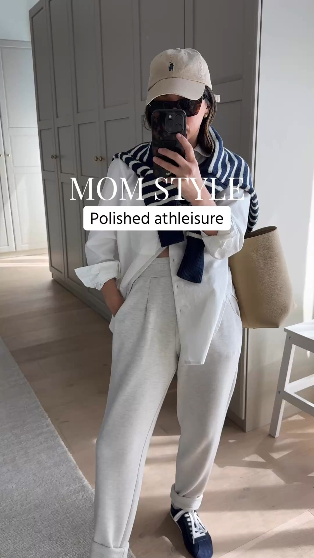 Spring outfits. Mom outfits. Drop-off ideas. How to elevate athleisure wear 🤌🏻 

AYR Deep end xs
Varley pants xs 26” inseam 
Dolce Vita Sneakers 6 - run small
Minnow stripe sweater small - runs small
Celine sunglasses 
Polo Ralph Lauren hat
Dorsey James necklace 15”
Quince earrings  

Spring outfits 2026, athleisure, mom style, spring style 


#LTKootd #LTKmomlife #LTKPetite