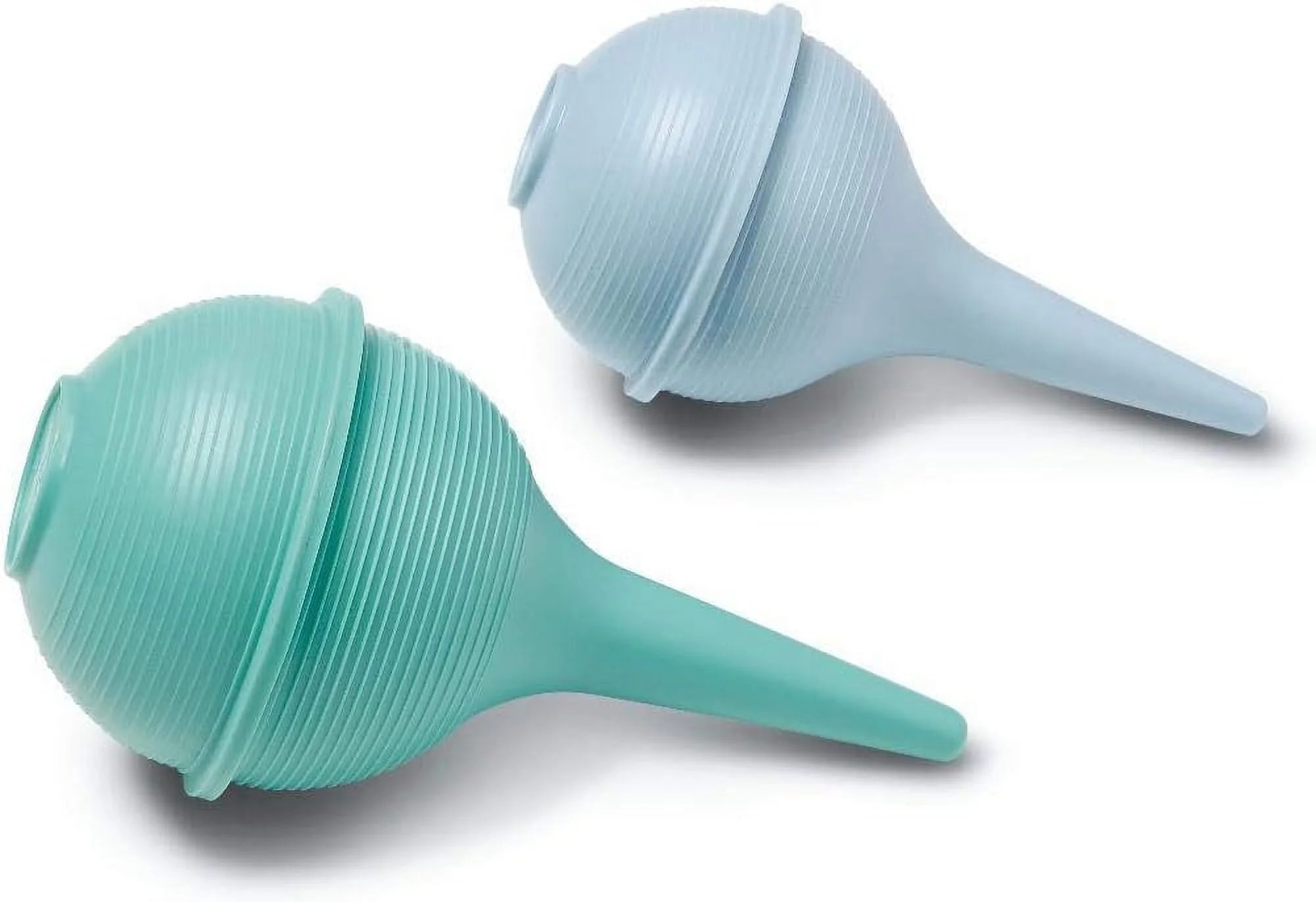 Nasal Aspirator and Ear Wax Bulb Syringes 2 oz Blue, 3 oz Green Combo Pack - Walmart.com | Walmart (US)