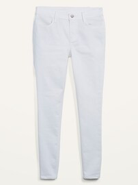Mid-Rise Super Skinny White Jeans for Women | Old Navy (US)