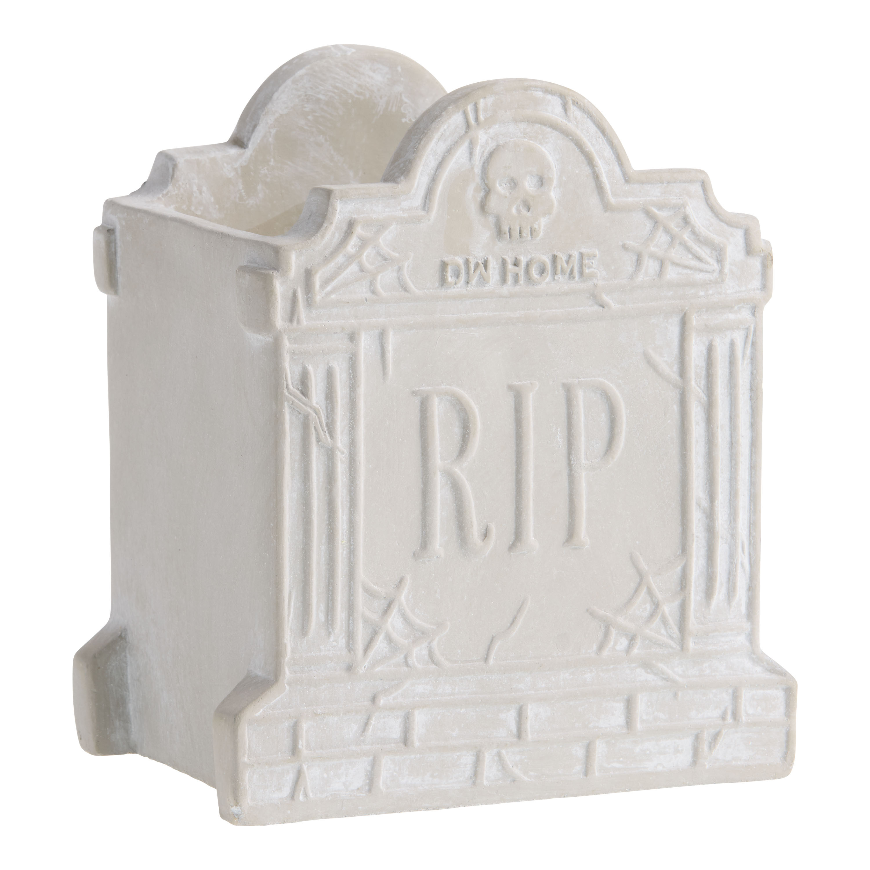 Cement Tombstone Scented Candle | World Market