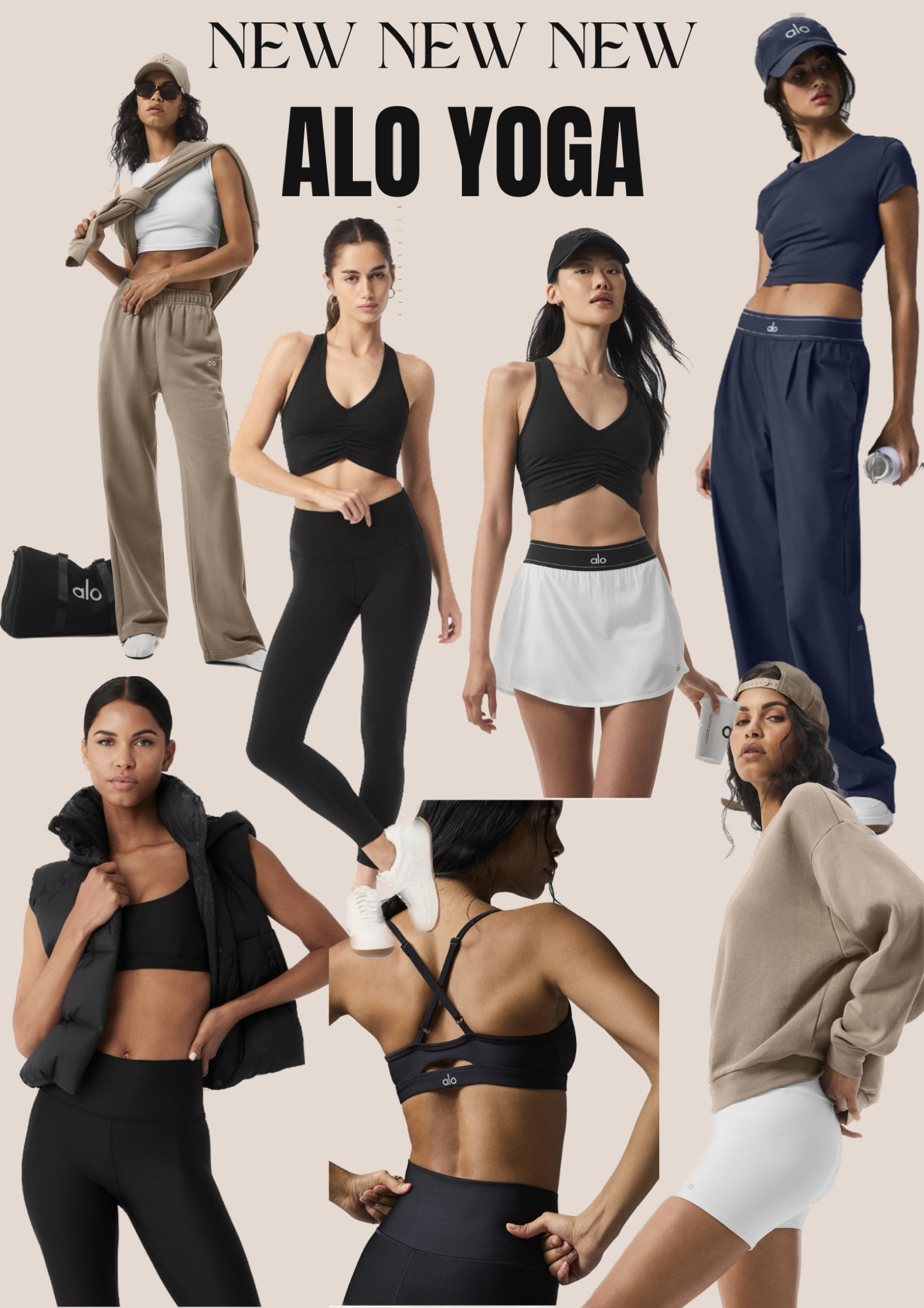 NEW from Alo Yoga 🖤

#alo yoga
#athleisure
#mom outfit
#mom style
#weekend casual outfit
#sports bra
#trousers 
#leggings
#tennis skirt
#biker shorts
#alo duffel bag 
#overnight travel outfit 
#comfy outfit
#travel outfit
#back to school 
#puffer vest
#fall fashion inspo
#ootd


#LTKFitness #LTKStyleTip #LTKActive