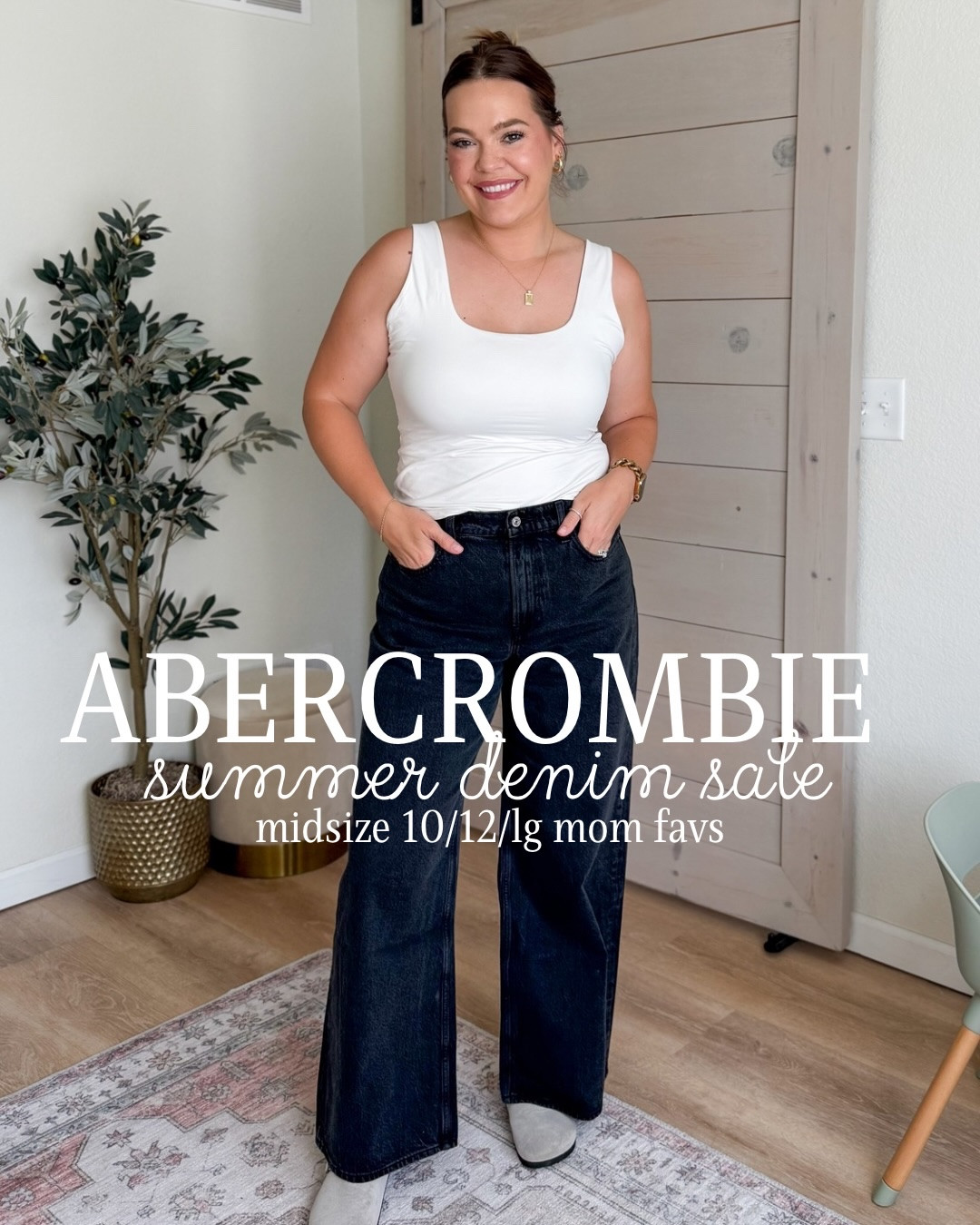 The sale that only happens twice a year so if you’ve been wanting some denim, NOW IS THE TIME! 

Abercombie Denim Sale Details: • 🗓️ August 5–10 • 👖 25–50% OFF All Jeans (online) • 🛍️ 20% OFF Almost Everything Else (online & in stores) • 💸 Use code DENIMAF for an extra 15% OFF almost everything (online & in stores) | Abercrombie | Denim | Sale | Denim Sale | A&F | Abercrombie Finds | Jeans | Straight Leg Jeans | Barrel Jeans | Fall Style | Everyday Outfits | Capsule Wardrobe | Closet Staples | Mid-Size Style | Mom Style | Casual Chic | Wardrobe Essentials | LTK Deals | Fashion Finds | Outfit Inspiration | Jeans | Best Jeans | Mom Style | Mom Jeans | Fall Jeans | Trendy Denim | Denim Sale | #LTKmomlife

#denimsale #falldenim #denimsale #abercrombiesale #midsizemomstyle

#LTKMidsize #LTKSaleAlert #LTKootd