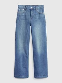 High Rise Stride Wide-Leg Jeans | Gap (US)