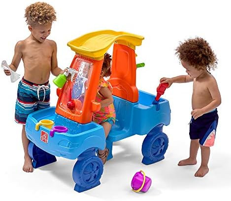 Step2 Car Wash Splash Center, Kids Water Table & Pretend Play Car, Activity Sensory Playset, Summ... | Amazon (US)