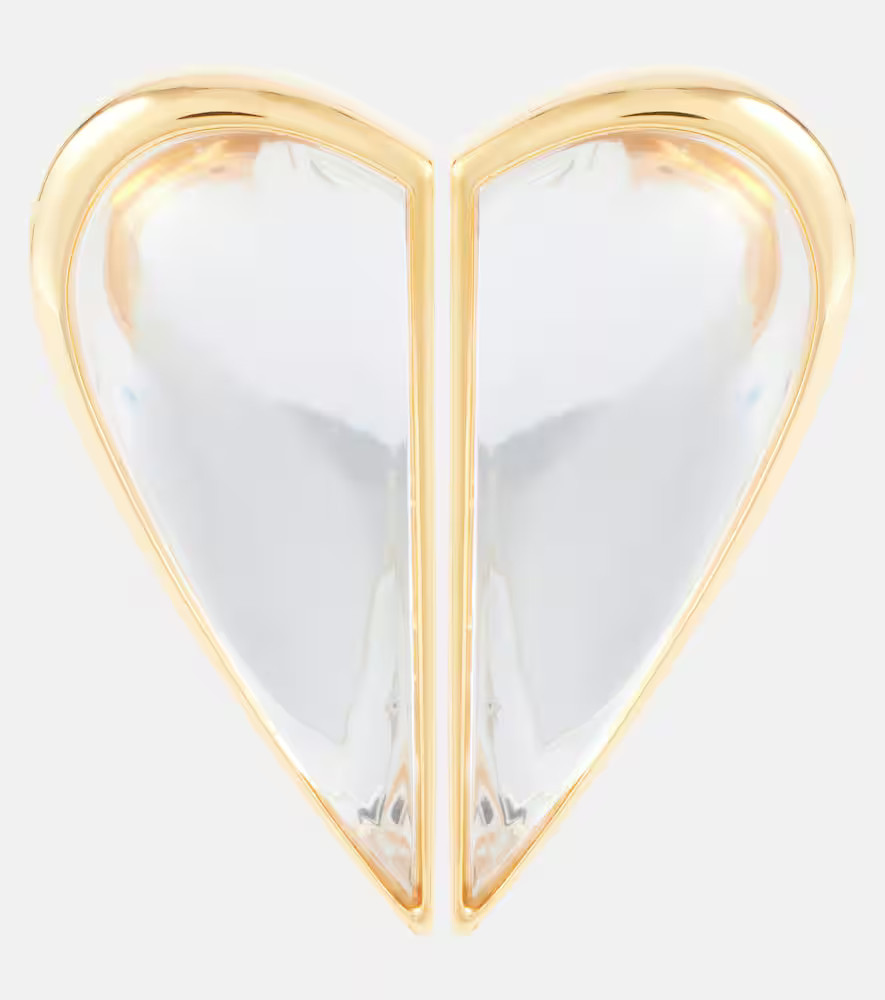 Alaïa Boucles d’oreilles Demi-Cœur Bombe | Mytheresa (INTL)