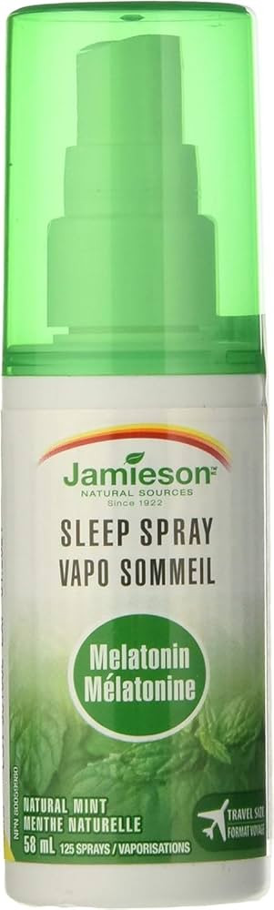 Melatonin 1 mg Sleep Spray - Natural Mint Flavour , 58 ml (Pack of 1) | Amazon (CA)