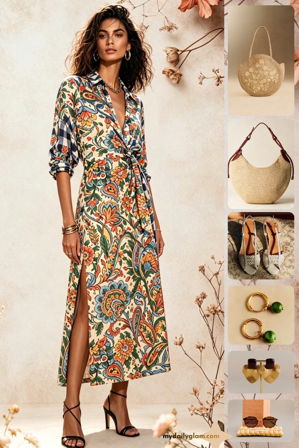 French Elegance Floral Wrap Maxi Dress Outfit
#FrenchEleganceStyle #FloralWrapDress #PaisleyPrintDress #SummerMaxiDress #ChicFrenchStyle #VintageFloralDress #EffortlessChicOutfit #BohemianFrenchStyle

#LTKootd #LTKOver40