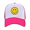 lycycse Womens Trucker Hats Retro Mesh Baseball Cap with Smile Patch Foam Neon High Crown Y2K Hat... | Amazon (US)