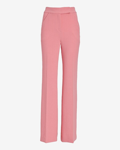 Super High Waisted Twill Flare Trouser Pant | Express