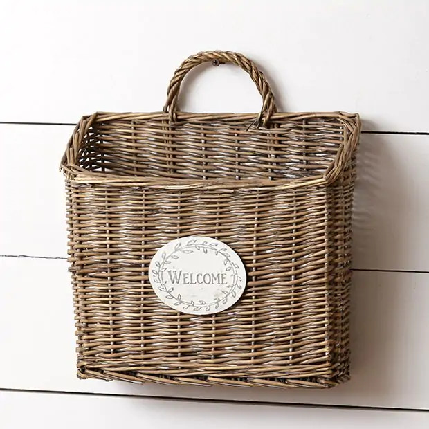 Welcome Wall Basket | Antique Farm House