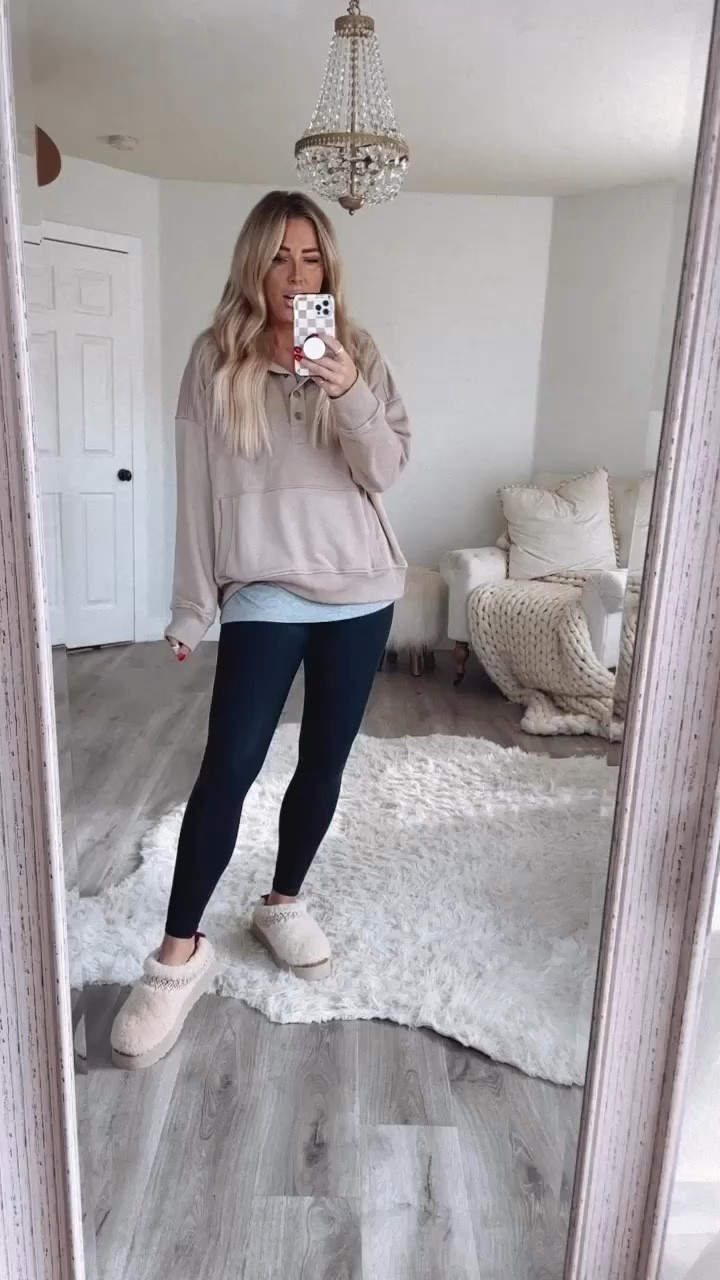 Sweater fits TTS, but for this fit I sized up 2 sizes to XL. Sized up to a large in the gray tee. Sherpa Ugg tazz. Friendsgiving, 
Pullover. Holiday party. Thanksgiving outfit. Sale 
#LTKCyberWeek 

Comment SHOP below to receive a DM with the link to shop this post on my LTK ⬇ https://liketk.it/4nLzb #ltkholiday #ltkvideo

#LTKHoliday #LTKGiftGuide #LTKVideo