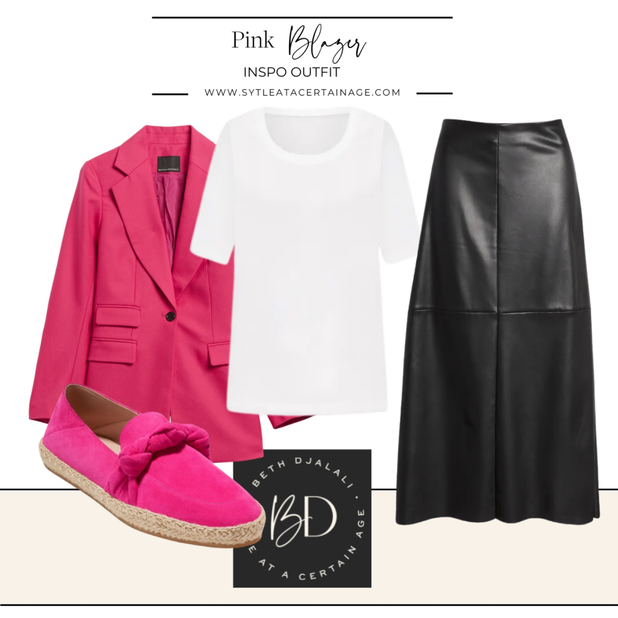 Banana Republic pink blazer inspiration outfit

#LTKFind #LTKSale