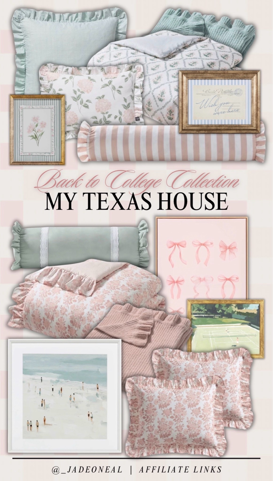 Cutest college collection from My Texas House at Walmart! 

MTH, college dorm room decor, pink, blue, bows, bedding, affordable

#LTKHome #LTKSeasonal #LTKU
