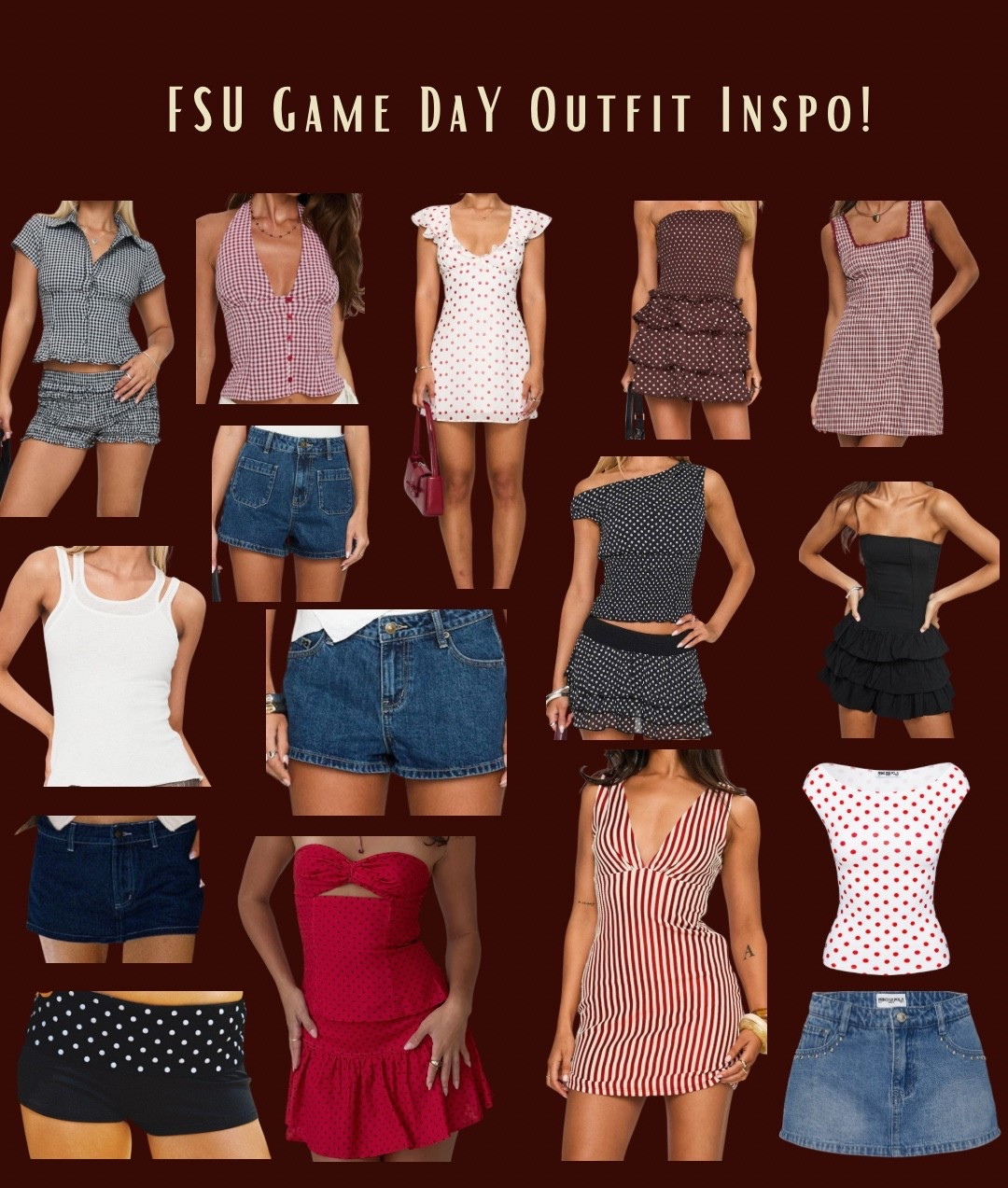 FSU game day outfit inspo! 

#LTKParties #LTKStyleTip #LTKBeauty
