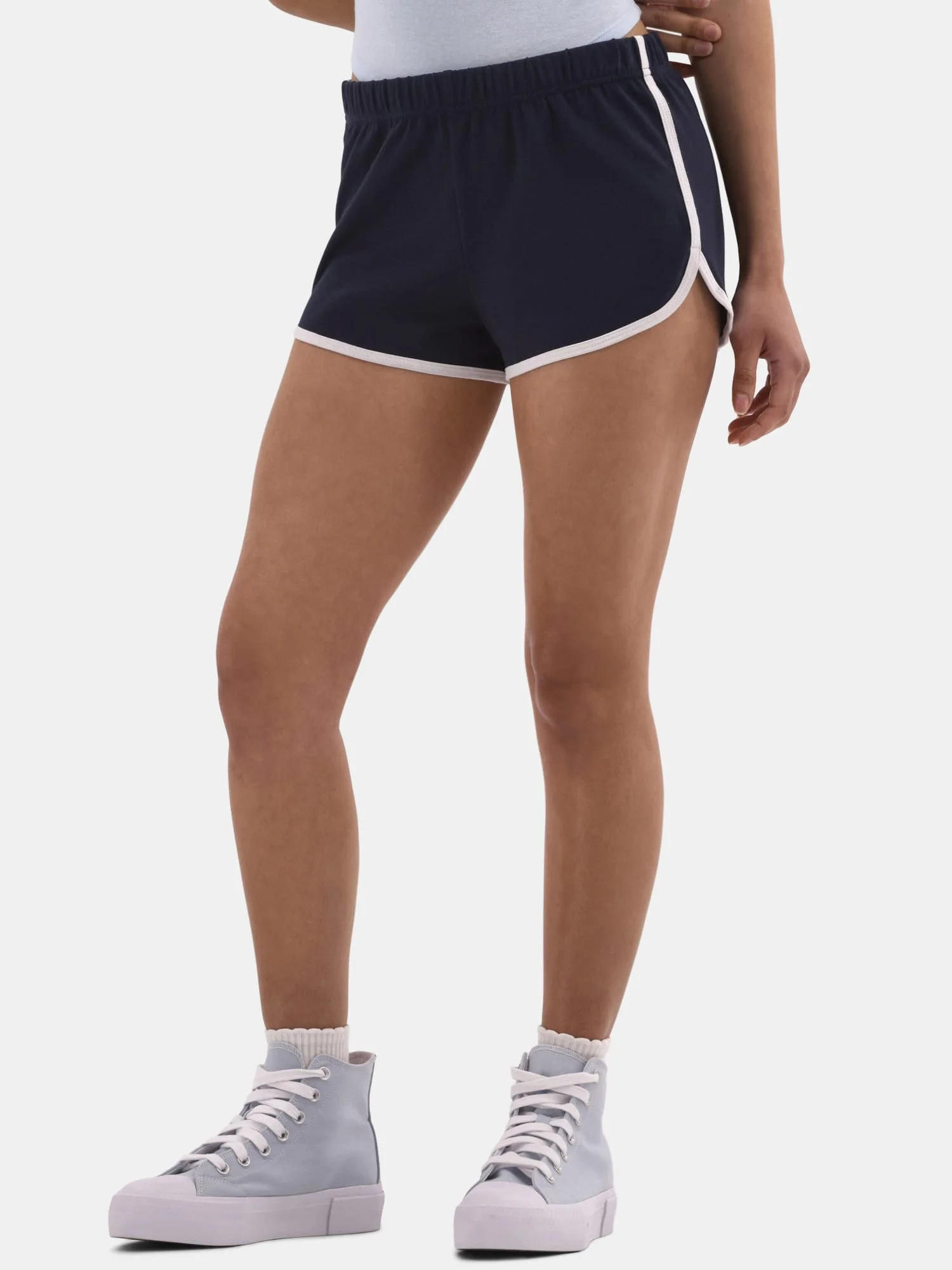 No Boundaries Jersey Knit Dolphin Shorts, 2'' Inseam, Women's | Walmart (US)