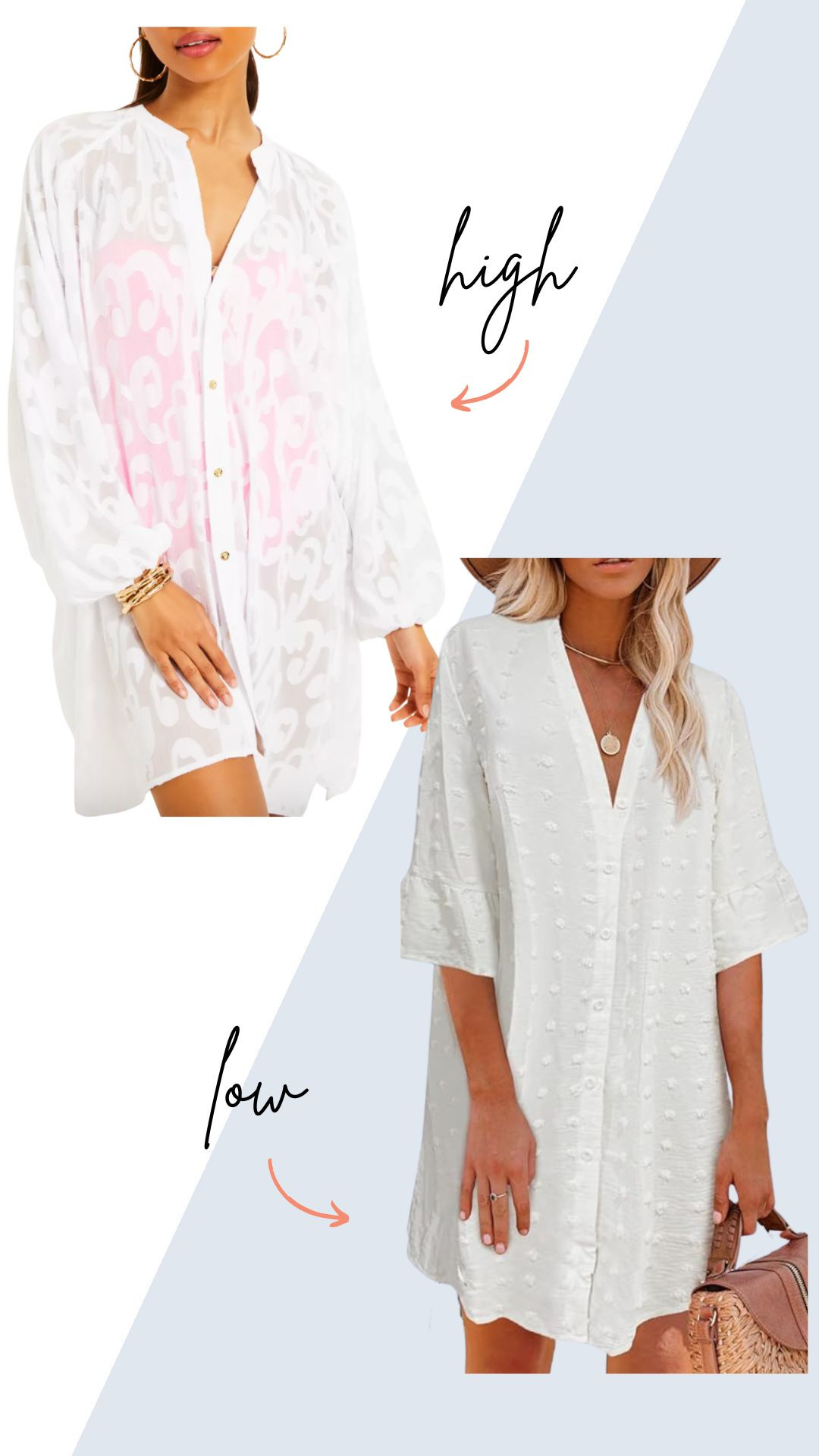 white coverup high low. lilly pulitzer white coverup. spring break style. 

 #LTKSpringSale #LTKFindsUnder50 #LTKFindsUnder100