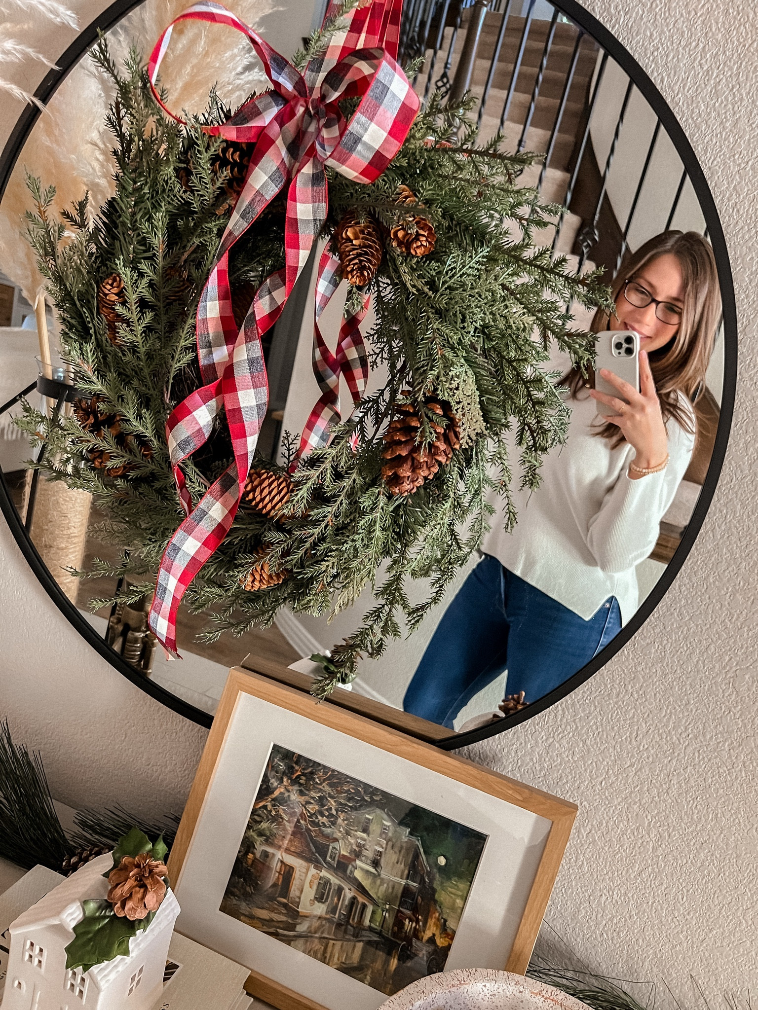 Entryway table views 
Christmas decor 


#LTKHome #LTKHoliday #LTKSeasonal