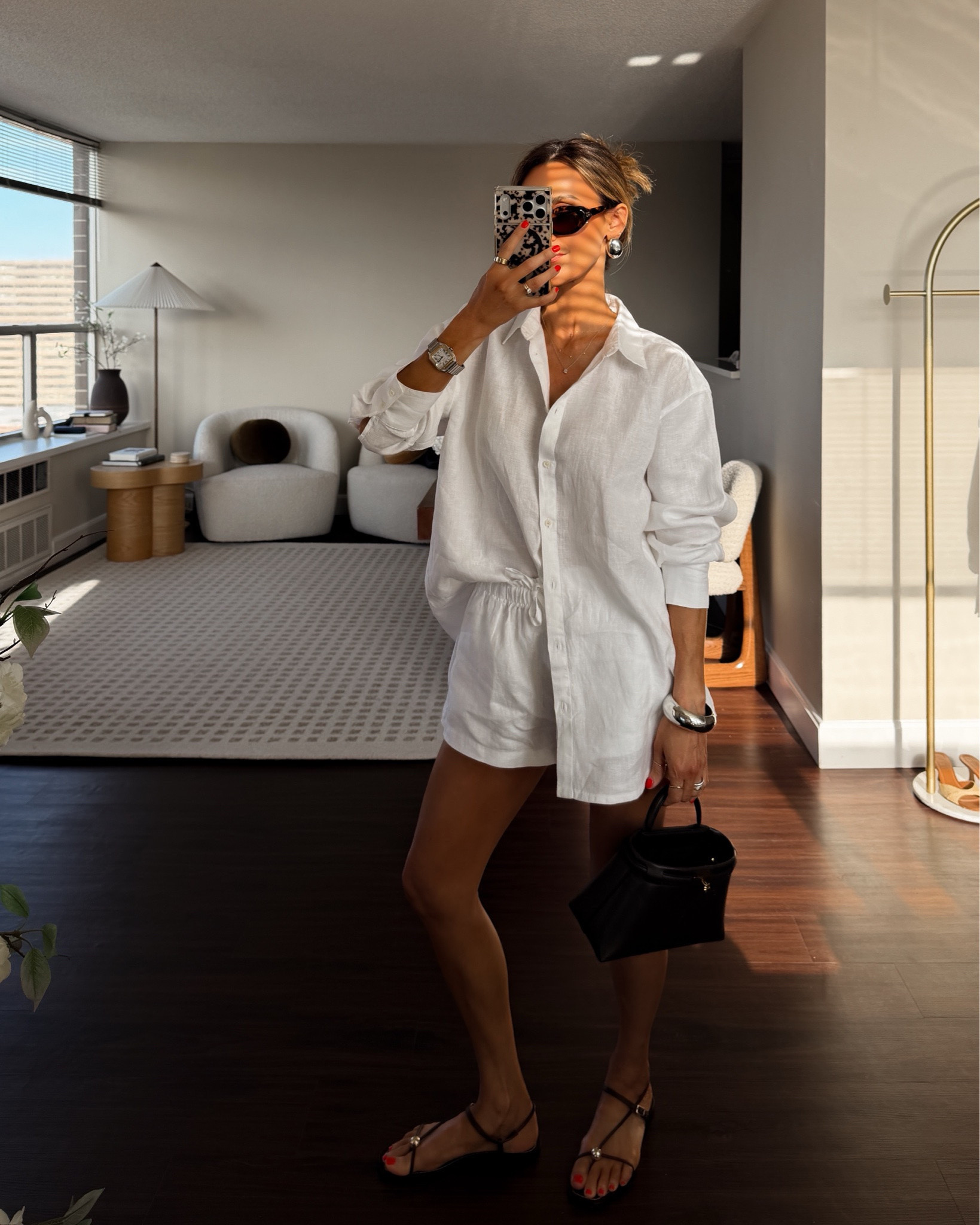 The most versatile linen set i own, I have them in brown also and wore them as a bathing suit cover up or to go about town. 100% breathable linen! Fits tts/xs

#LTKSeasonal #LTKOver40 #LTKootd