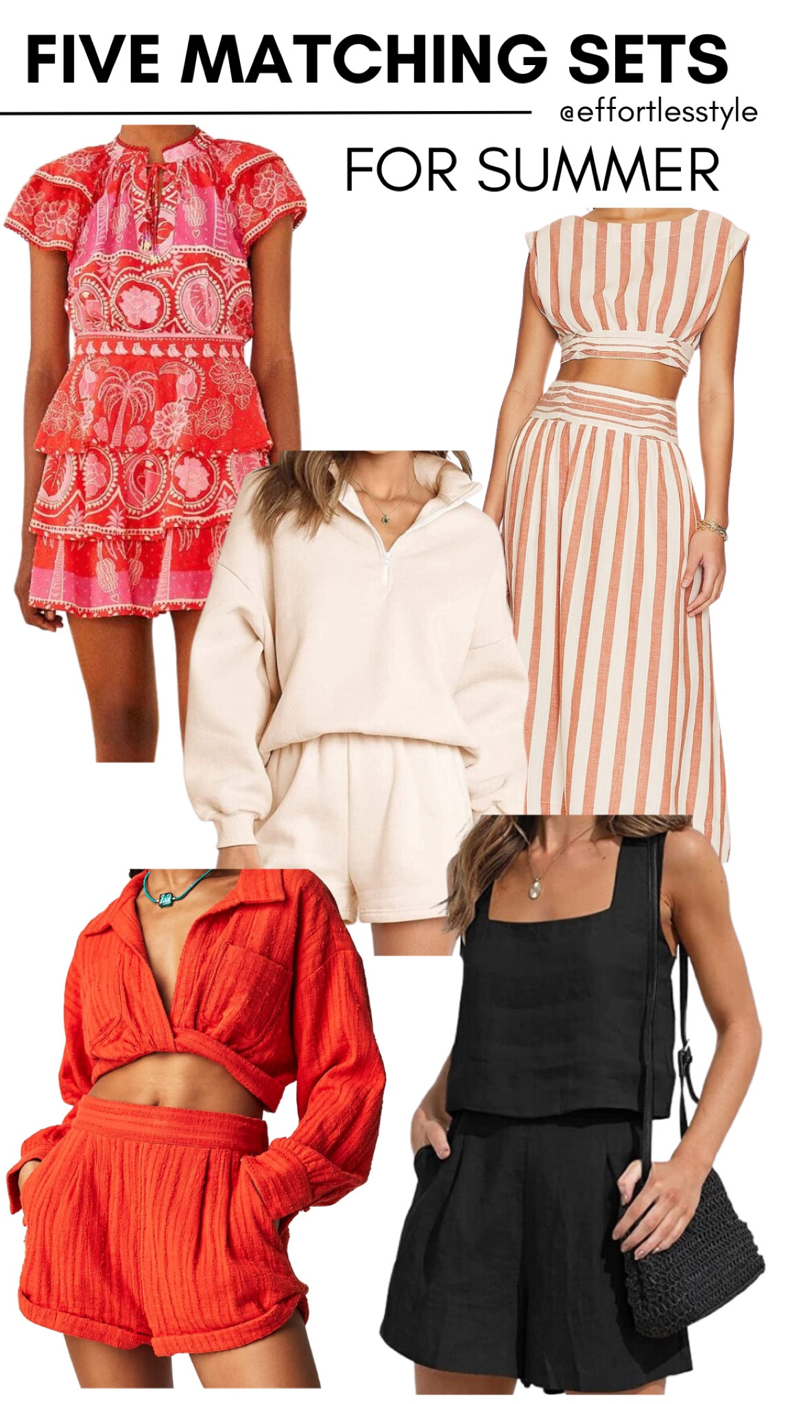 Matching sets make dressing for your summer travels and festivities a cinch!  Here are five we love'

#LTKSeasonal #LTKstyletip #LTKtravel