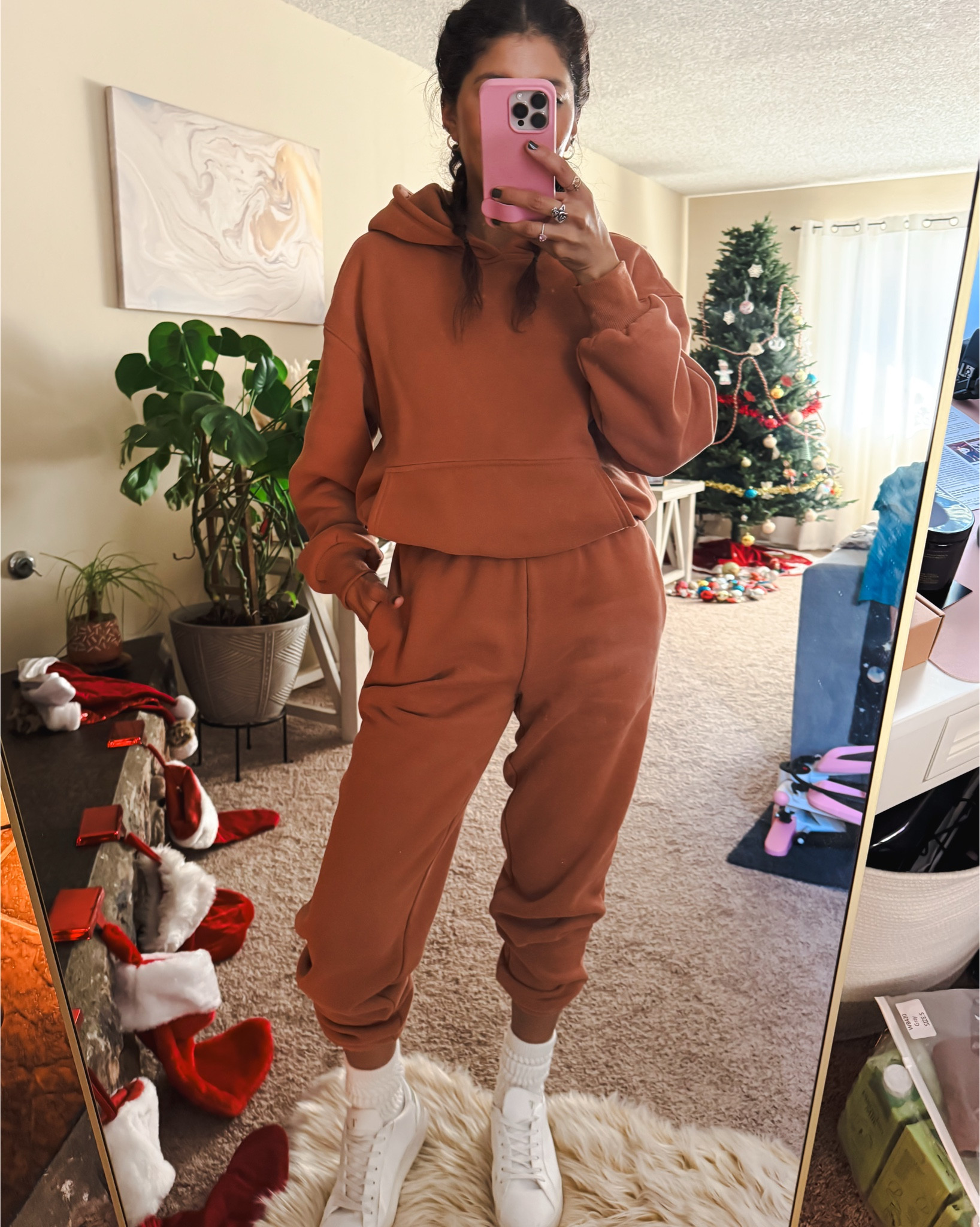Running errands. Living in this 2-piece hoodie + jogger tracksuit lately — the comfiest oversized Y2K vibe ever! 😍 Perfect for school drop-offs, errands, cozy days at home, or styled up with sneakers for that effortless cool-girl look. It’s soft, oversized, and SO flattering. Obsessed! ✨
Size XS

2 piece outfit, hoodie set, oversized sweatshirt, jogger set, y2k tracksuit, comfy lounge set, cozy matching set, fall athleisure outfit, trendy loungewear, casual outfit ideas, mom style outfit, everyday outfit set, soft sweatsuit, amazon tracksuit, viral loungewear set, matching hoodie and joggers, comfy travel outfit, women’s 2 piece set, y2k comfy style


#LTKdayinmylife #LTKActive #LTKootd