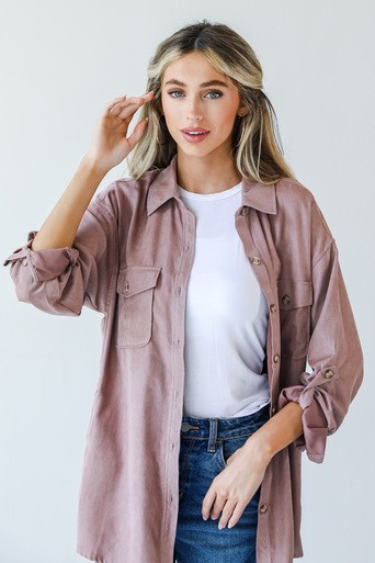 So Soft Suede Shacket | Dress Up