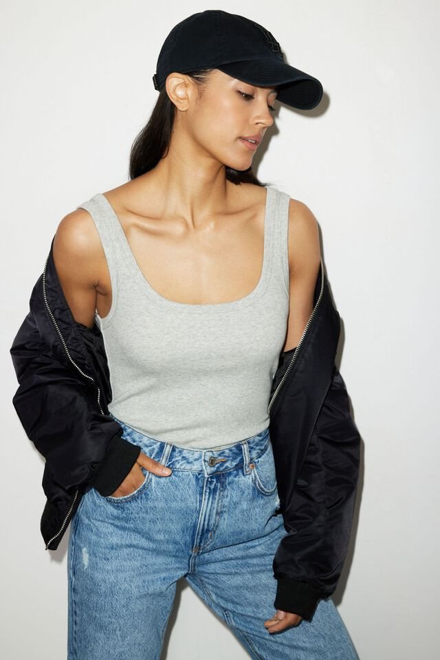 Dita Scoop Tank Top | Dynamite Clothing