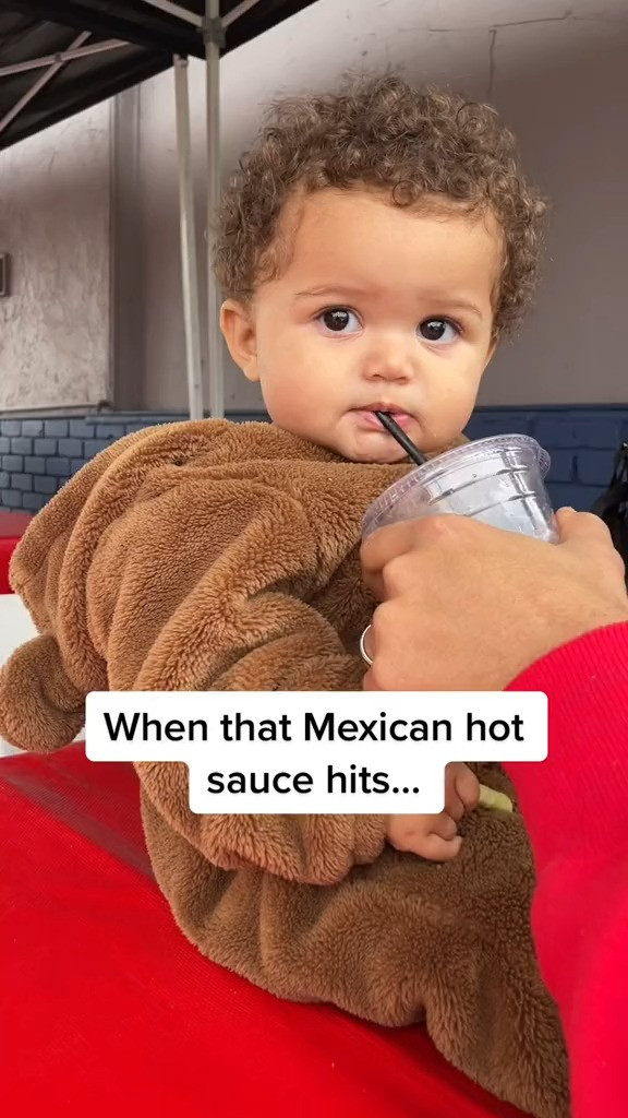 We didn’t realize she had dipped her veggie stick in the hot sauce until we saw her reaction! 

 #LTKmomlife #LTKBaby #LTKKids