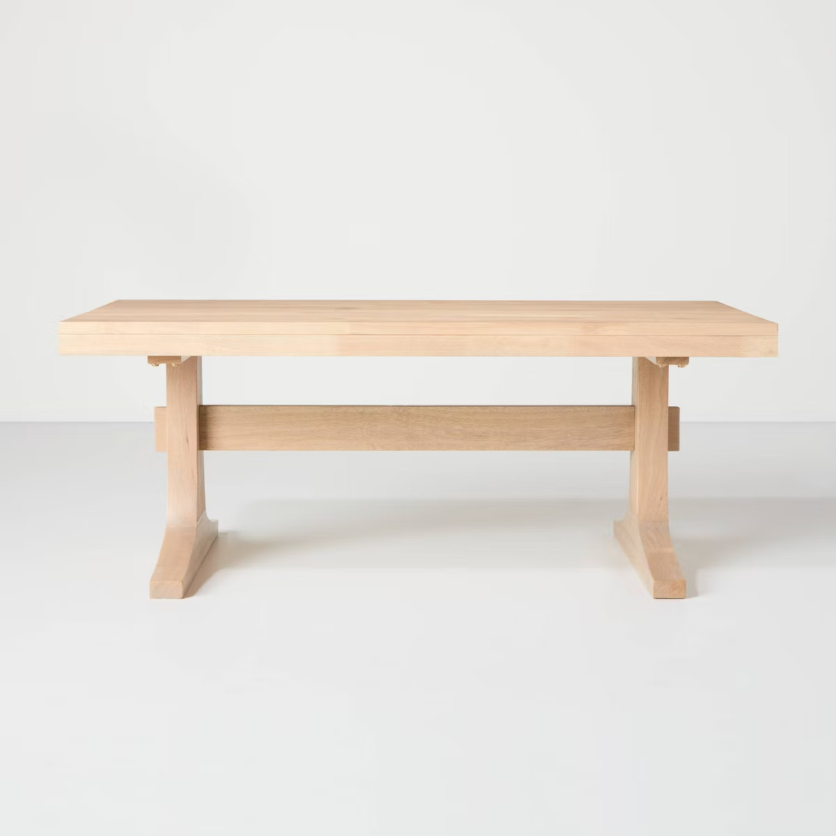 Pedestal Wood Coffee Table - Natural - Hearth & Hand™ with Magnolia | Target
