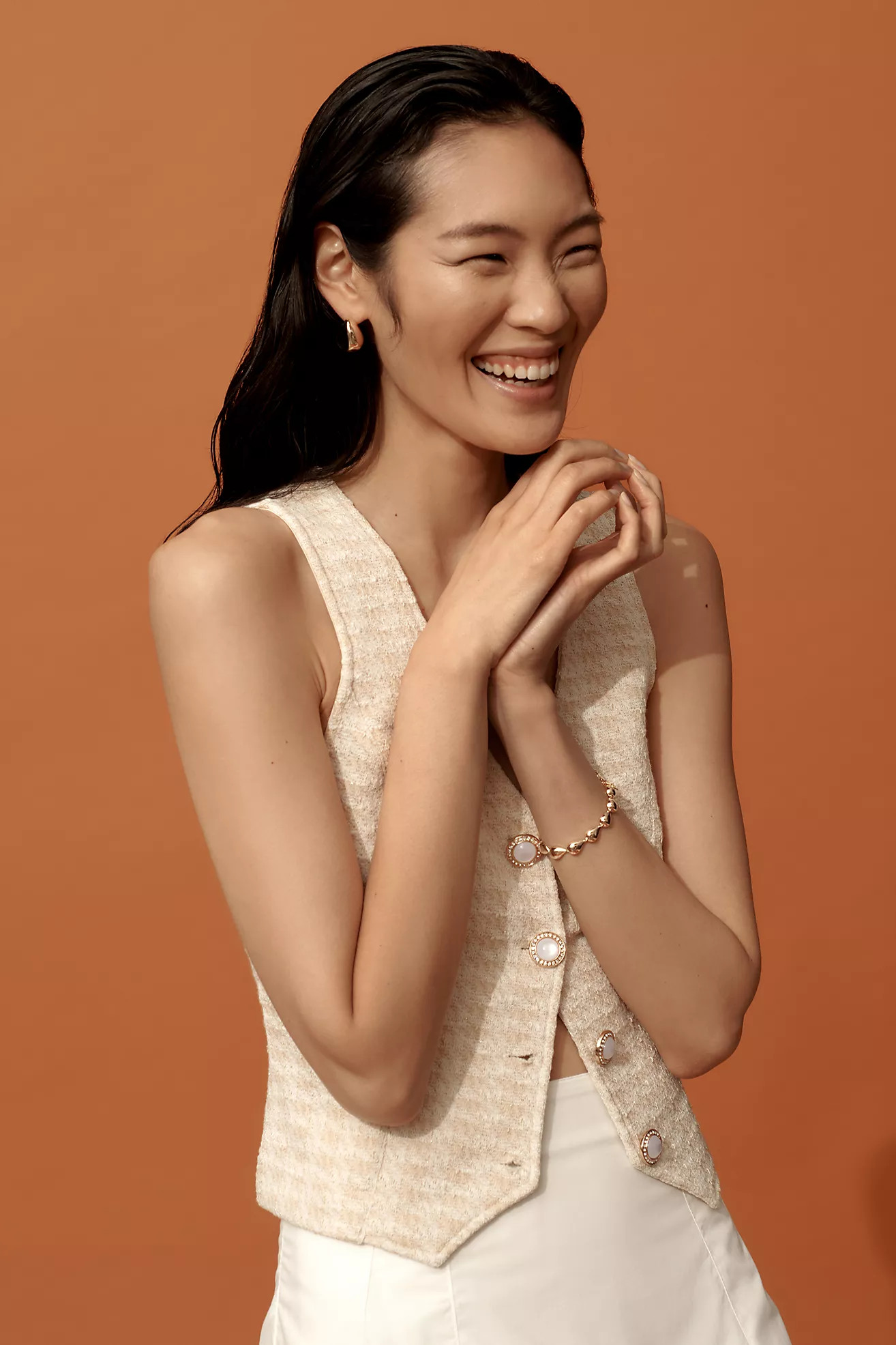 Porridge Aila Tweed Vest | Anthropologie (US)