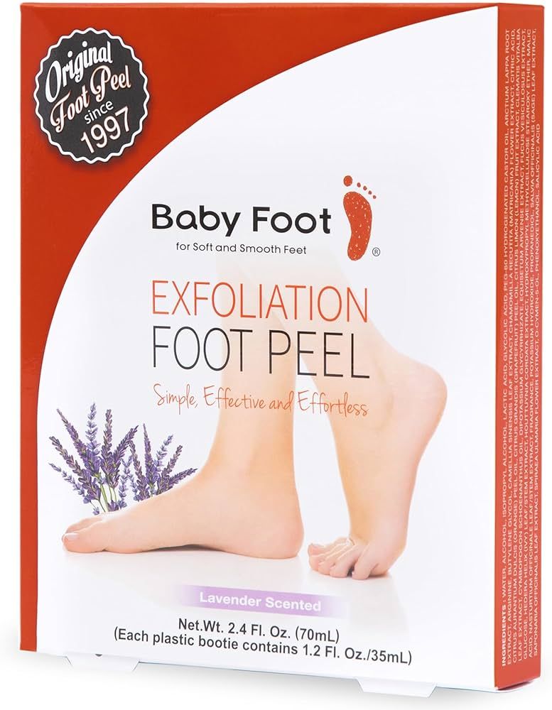 Baby Foot Original Exfoliation Foot Peel - Callus Remover for Rough Cracked, Dry Feet, Dead Skin ... | Amazon (US)