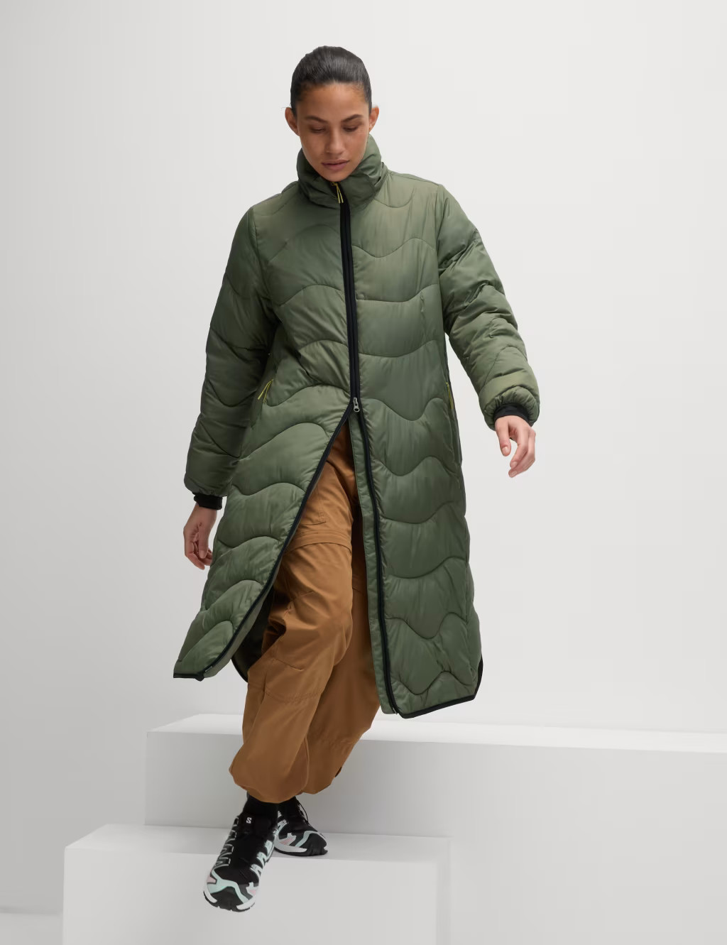 Stormwear™ Quilted Hooded Longline Puffer Coat | Marks & Spencer (UK)