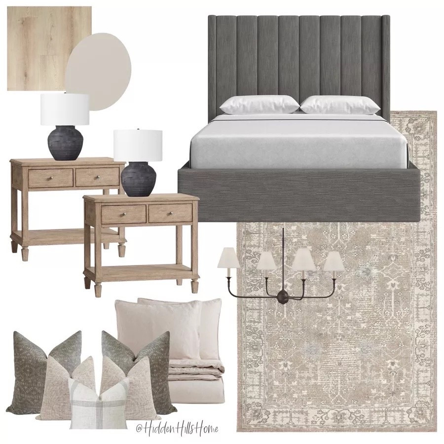 bedroom decor, primary bedroom mood board, master bedroom design, home decor, bedding, bedroom inspo, bedroom rug #bedroom

#LTKSeasonal #LTKSaleAlert #LTKHome