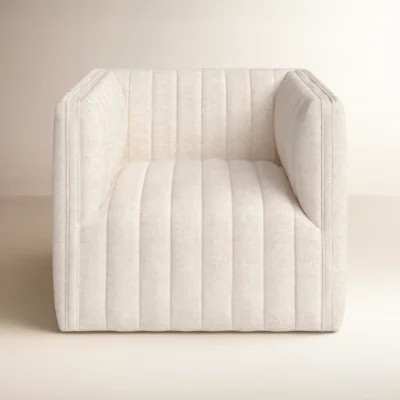 Brandt Upholstered Swivel Armchair | Wayfair North America