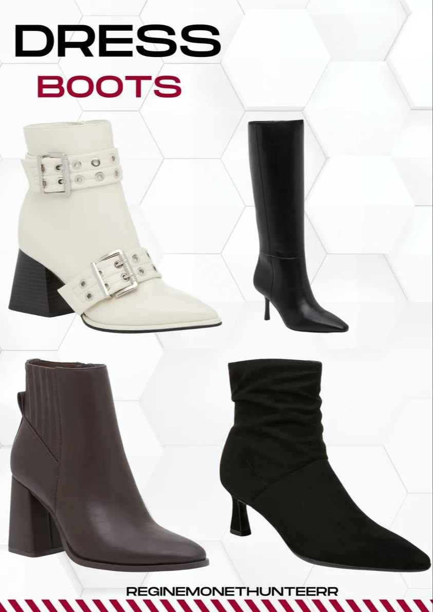 Dress boots 

#LTKSeasonal #LTKU #LTKShoeCrush