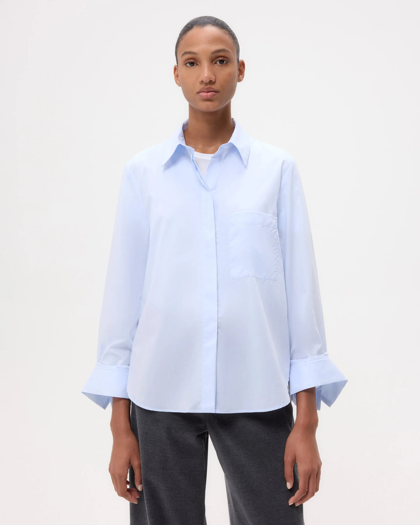 Boyfriend Shirt in Superfine Cotton | TWP