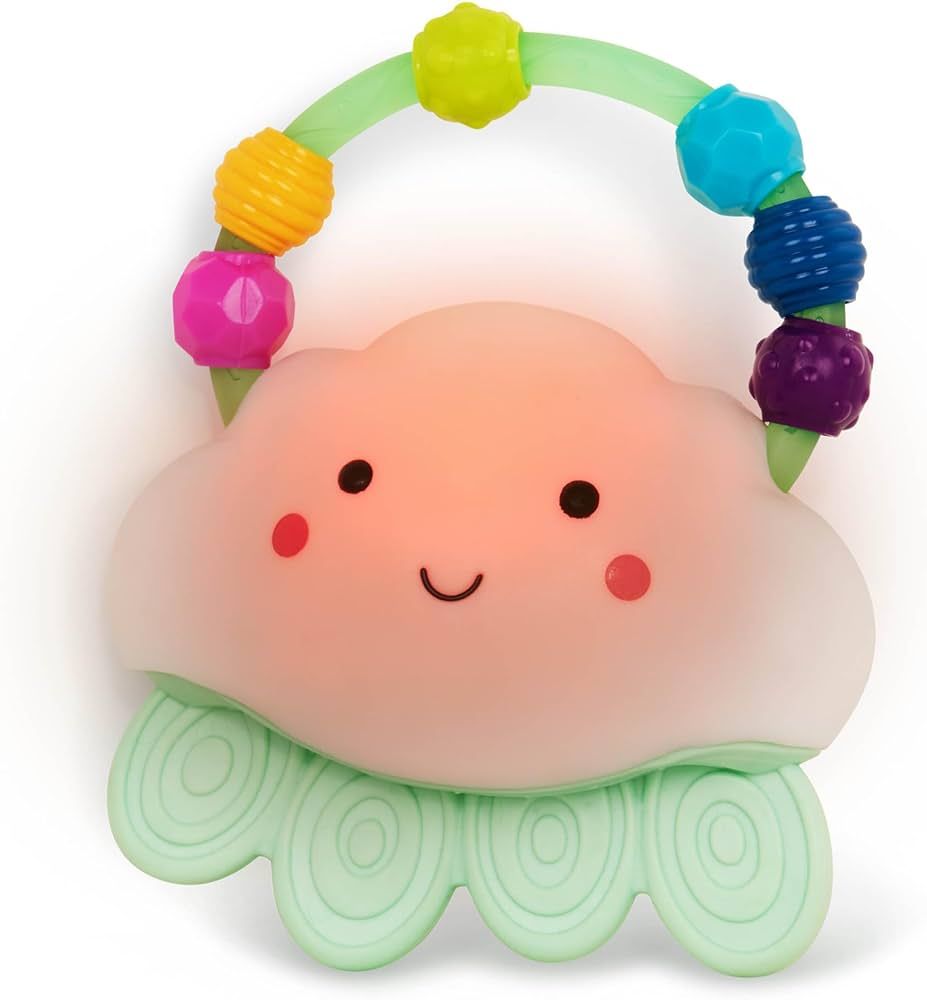 B. toys- B. baby – Baby Light-Up Cloud Rattle- Rain-Glow Squeeze- Teething Rattle Toys for Babi... | Amazon (US)
